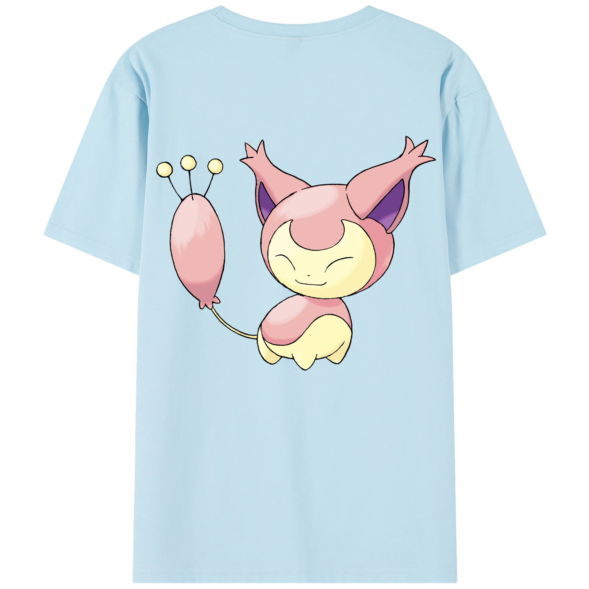 （画像用） ポケットモンスター Pokémon 綿100％半袖Tシャツ（背面プリント）